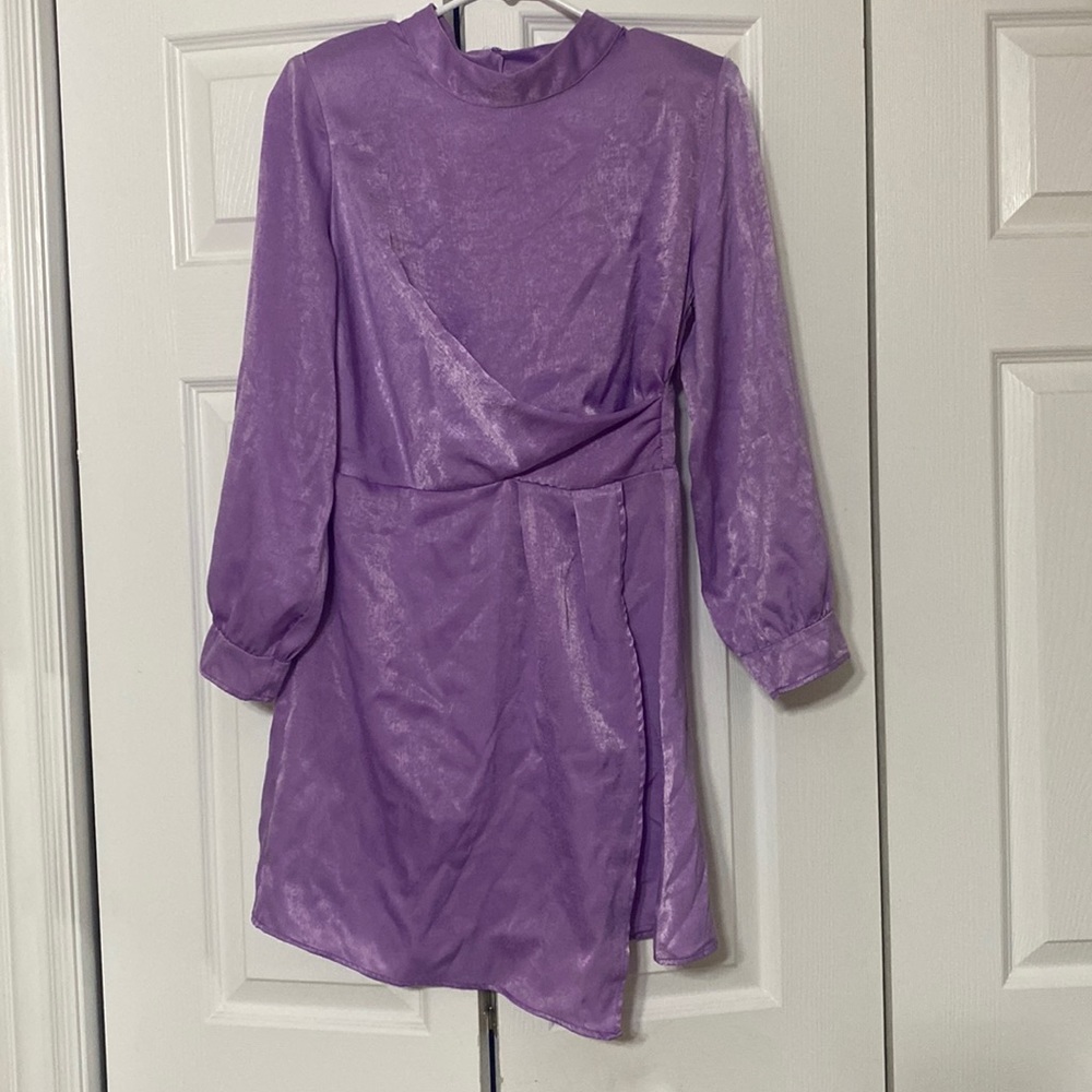Zara women’s medium mini dress, light purple